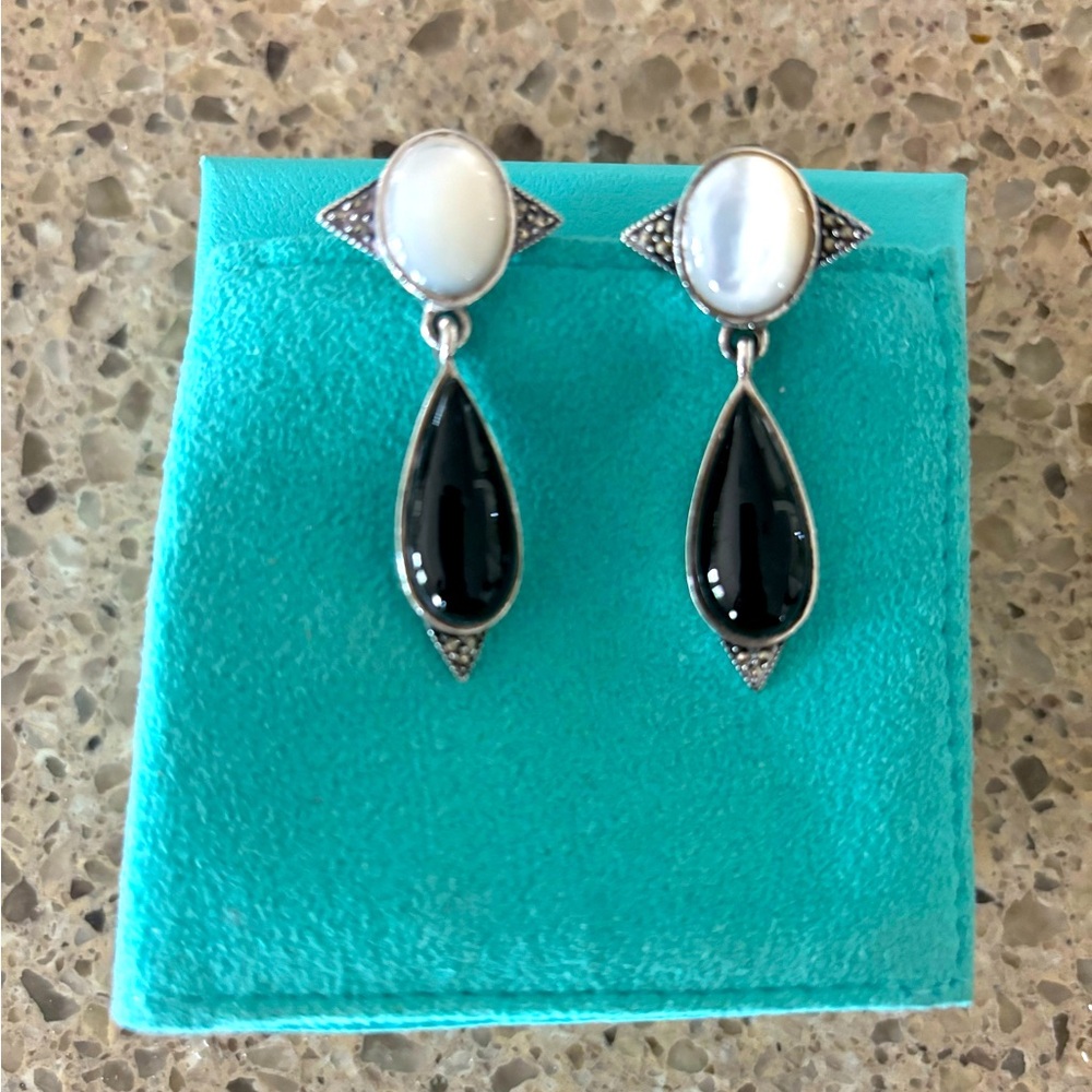 Judith Jack Art Deco Earrings. - Picture 2 of 4